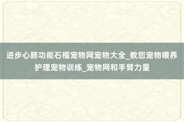 进步心肺功能石榴宠物网宠物大全_教您宠物喂养护理宠物训练_宠物网和手臂力量